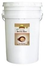 Augason farms Long grain brown rice bucket