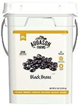 24-lbs bucket of Augason Farms black beans