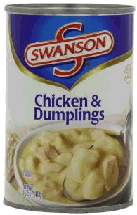 Swanson Chicken and Dumplings dinner