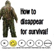 How to Disappear for survival