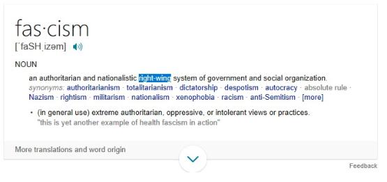 Fascim as defined online