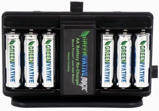 Saltwater battery charger