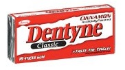 Dentyne gum for survival