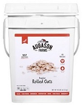 Rolled oats are inexpensive food storage