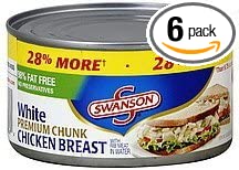 Swanson Canned Chicken Six Pack