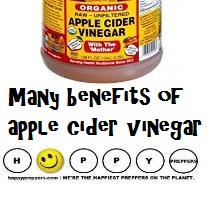 Many benefits of apple cider vinegar