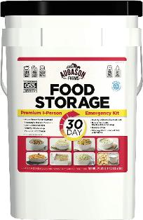 30-day food bucket by Augason Farms