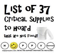 Things preppers should stockpile that are not food
