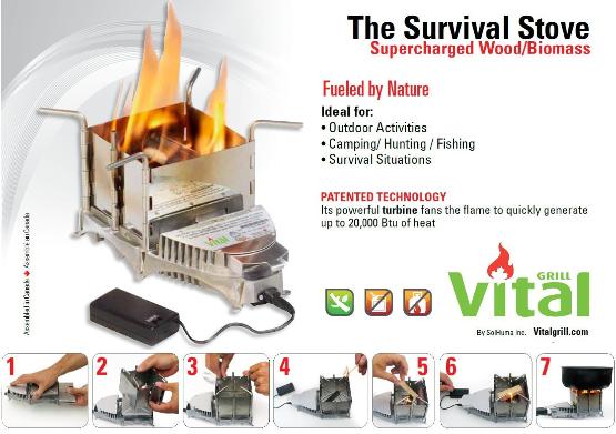 The Survival Stove ~ VitalGrill Survival Stove