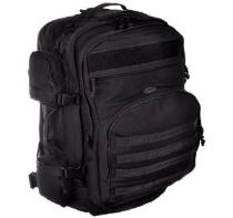 Black bugout bag is ideal