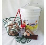 Egg washer makes cleaning a few dozen eggs quick and easy. 
