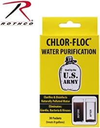 Chlor-Floc water purification tablets