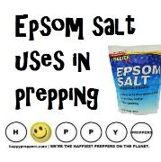 Epsom salt uses in prepping