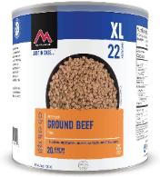 Mountain House can of Ground Beef
