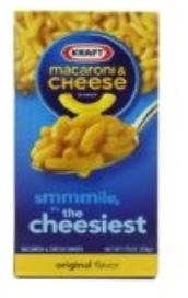 Kraft macaroni and cheese