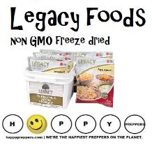 Legacy non-gmo freeze dried foods