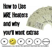 How to use MRE heaters and why you'll want extras