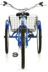 Survival trike has a basket for bugging out