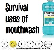 Survival uses of mouthwash