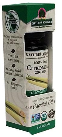 Organic cttronella essential oil - non-GMO
