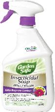 Insecticidal soap for organic gardening repels mosquitoes
