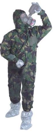 Full protective suit for advanced preppers