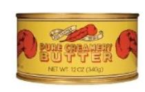 Red feather butter in a can