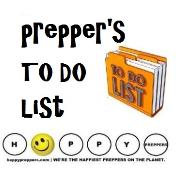 Prepper's TO DO list