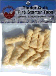 Fire starter tabs