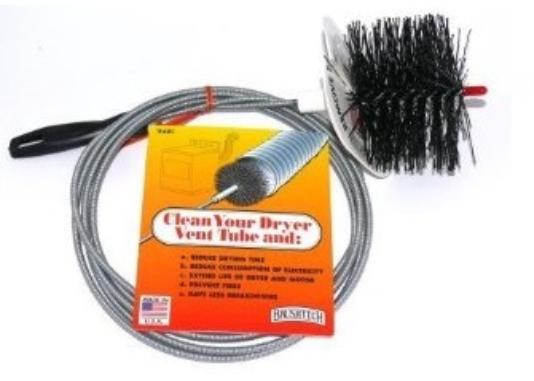 Vent brush to clean your dryer vent tube