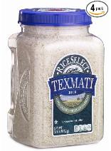 rice food storage Texmati four-pack