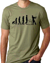 Zombie evolution T-shirt