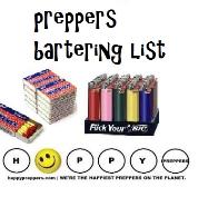 Prepper's barterting list