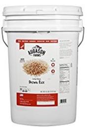 Augason Farms Bucket of brown rice