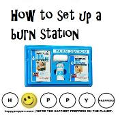 How to set up a burn station