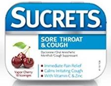 Cherry Sucrets Four-pack