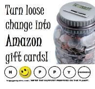 turn loose change into Amazon Gift Cards