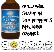 Colloidal siver in the prepper's medicine cabinet