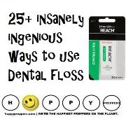 Dental floss survival uses