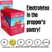 Electrolytes in the prepper's pantry