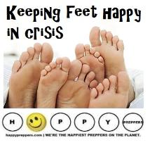 Keeping feet happy in crisis