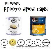 All about freeze dried foods in #10 cans