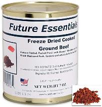 Future Essentials Freeze Dried Ground Beef ~ small can