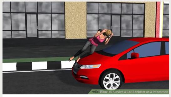 How to survive a pedestrian car accident