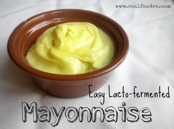 Lacto fermented mayonnaise
