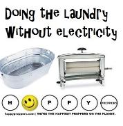 Doing the laundry without electricity