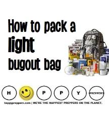 How to pack a light bugout bag