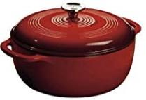 Red Enameled Dutch Oven