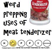 weird prepping uses of meat tenderizer