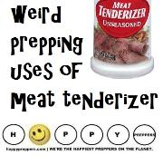 weird prepping uses of meat tenderizer